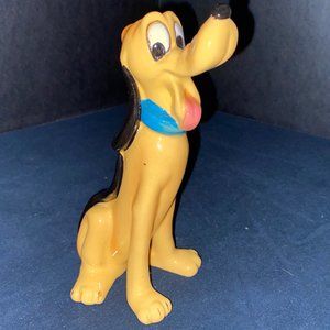 Vintage Ceramic Disney Pluto Figurine 1950s Japan